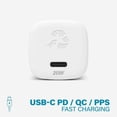 thumbnail image 3 of Nimble 20W Bundle with USB-C to USB-C Cable White, 3 of 5