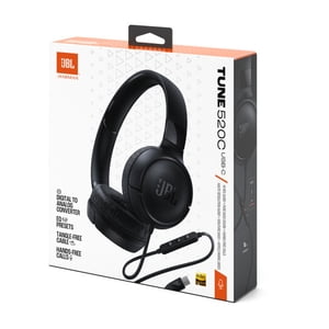 JBL Tune 520C USB-C Casques à écouteurs Hi-Res - noir