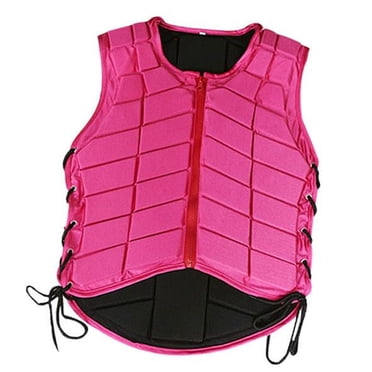 jinwen Gilet d'Équitation Équestre Protecteur de Corps pour Cheval Gilet Enfants-P Enfants