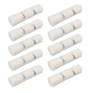 10 Rolls Elastic Bandage Wrap Buckle Fixation Breathable Sports Compression Bandage for Palm Wrist Elbow Ankle