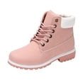 thumbnail image 1 of NOKIO Bottes de Randonnée Mi-Hautes pour Femmes Waterproof Antidérapantes Style Combat Chaussures de Travail pour Sac à Dos Aventures en Plein Air et Activités Robustes, 1 of 9