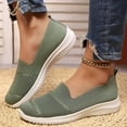 thumbnail image 2 of Mepaouo Chaussures Mocassins de Marche pour Femmes à Enfiler Légères à Bout Rond en Tricot Plates Espadrilles de Course Tennis, 2 of 9