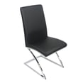 thumbnail image 1 of Chaise de salle à manger canadienne Monalisa noire (Ensemble de 2), 1 of 3