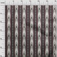 thumbnail image 2 of oneOone Polyester Lycra Fabric Stripe & Geometric Ikat Printed Fabric 1 Yard 56 Inch Wide, 2 of 4