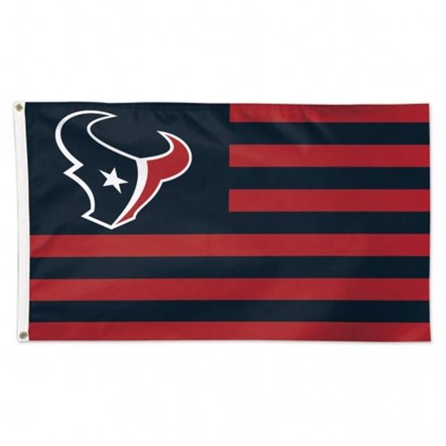 Drapeau des Texans de Houston 3x5 Design de Luxe Américain