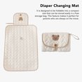 thumbnail image 3 of Portable Changing  Pad With Large Space, Made Of Cotton, Easy To Clean, Perfect For Travel, 3 of 8