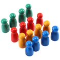 thumbnail image 1 of kjfeif 17pcs Exquisite Wooden Chess Perfect for Math Teaching Multiple Game Desktop Replacement Parts for Travel & Portable Table Games for Fun Family Game Night, 1 of 8