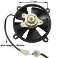 thumbnail image 2 of Amdohai Electric Radiator Thermal Cooling Fan for Motorcycle ATV Quad Dirt Bike 150CC 250CC, 2 of 8