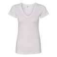thumbnail image 1 of Next Level Womens Ideal V, S, White, 1 of 1