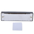 thumbnail image 2 of G Key Harmonica, Playing Harmonica ABS+metal 10 Hole Harmonica  For Professional For Beginner Red,Gold,Silver, 2 of 8