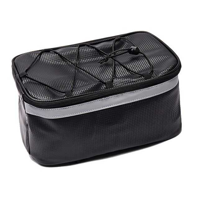 Waterproof Bike Rear Rack Bag Bicycle Trunk Bag Multifunctional E-Bike Panniers Bicycle Panniers Bag PU 7 Litre Large Capacity Travel Bag Waterproof Bike Panniers Rack Bag Bike Bags For Rear Carrier