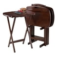 thumbnail image 3 of Winsome Lucca 5-Piece Set TV Tables with Handle - 94577, 3 of 5