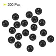 thumbnail image 3 of Unique Bargains Perles de Pêche Rondes en Plastique 6 mm Outil d'Attirail Noir 200 Pcs, 3 of 5