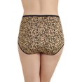 thumbnail image 3 of Vanity Fair Culotte Body Shine Illumination pour Femmes, 10, Imprimé Léopard Toffee, 3 of 4