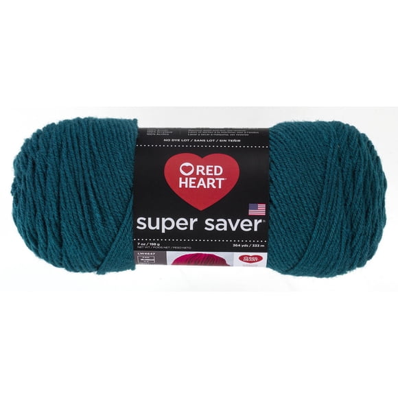 Red Heart® Super Saver® Yarn, Solid, Acrylic #4 Medium, 7oz/198g, 364 Yards