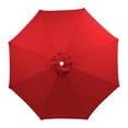 thumbnail image 5 of Dvkptbk 8.8ft Beach Umbrella for Sand, Outdoor Portable Patio Umbrella Replacement Canopy for 8 Ribs, 5 of 5