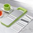 thumbnail image 4 of Chmadoxn Gadgets de Cuisine, Râpe Multifonctionnelle Cinq Outils de Coupe Hachoir Rond pour Légumes Hachoir à Légumes Hachoir Alimentaire avec Contenant Hachoir à Légumes avec Contenant Coupe-Légumes, 4 of 9