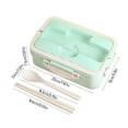 thumbnail image 3 of Boovnll Bento Box with Lid， Stackable Leak-Proof for Bento Box Adult Kids Dishwasher Safe, Drop-Proof, Portable, Work Sports Camping Potlucks Bento Box for Kids Adult, 3 of 7