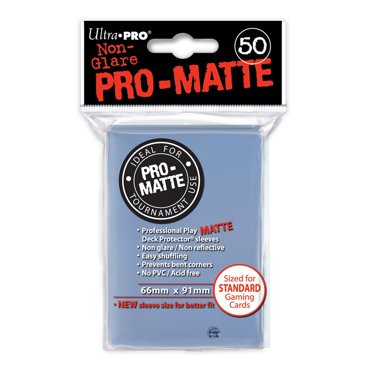 50 Ultra Pro Manchons Protecteurs de Terrasse Pro-Mates Transparents Taille Standard