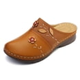thumbnail image 2 of LSLJS Summer Plus Size Hollow Flower Wedge Heel Women's Sandals And Slippers, Women's Slippers, 2 of 3