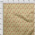 thumbnail image 3 of oneOone Rayon Yellow Fabric Christmas Sewing Material Print Fabric By The Yard 56 Inch Wide, 3 of 4