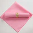 thumbnail image 1 of Serviettes en Tissu Lavables, Serviettes en Tissu Roses, Serviettes de Table en Coton Doux 18.9x18.9 Pouces en Tissu, Serviettes de Table Rustiques, 6 Pcs Serviettes de Table Réutilisables avec Bords Ourlés, 1 of 7