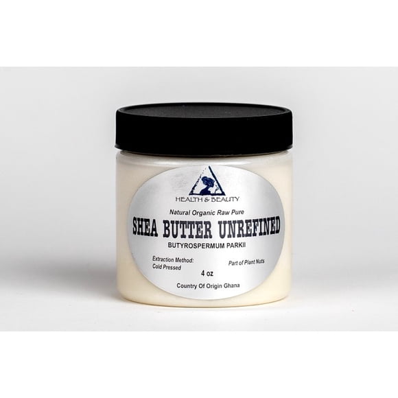 Shea butter unrefined ivory white organic raw cold pressed grade a ghana 4 oz