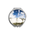 thumbnail image 1 of Miroir Compact Rond Portable de Poche en Verre Paysage Nature Science Forestière, 1 of 3