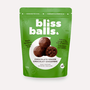 Bliss Balls Truffes d'énergie au gingembre de chocolat - Snack au chocolat sans gluten végétalien Balls -150g