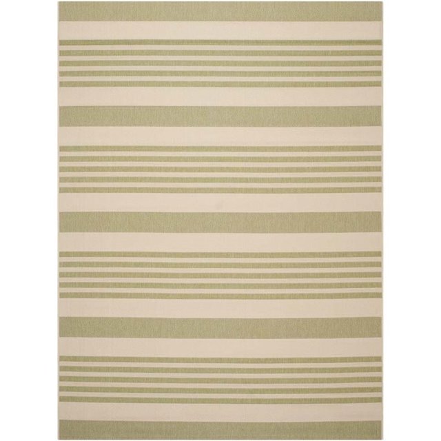 Safavieh Courtyard Beige Indoor Outdoor Rug - 5'3" x 7'7"
