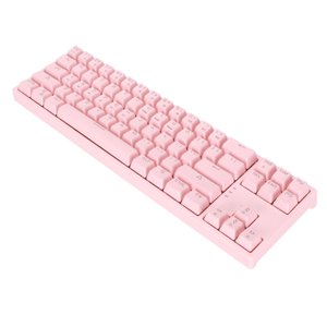 Clavier mécanique, 71 Clés de type C ABS Matériel pour Typing Rose