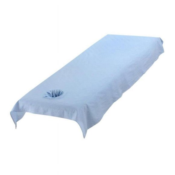 Reusable Washable Cotton Massage Table Bed Pad Cover 80x200cm/ 31.20x78 inch 8 Colors Brown 80cm