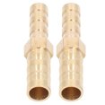thumbnail image 3 of LAFGUR Barbed Fitting Splicer, 2 Pcs Brass Hose Barb Reducer For Pipe, 3 of 8