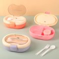 thumbnail image 1 of Boîte à Lunch à Compartiments de Qualité Alimentaire, en Acier Inoxydable, Compatible Micro-Ondes, Sans Bpa, Étanche, pour Enfants/Bureau, Boîte à Bento Portable, PENDANE, Orange, 1 of 4