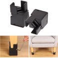 thumbnail image 4 of SHISUYAN 2pcs Adjustable Bed Risers Furniture Lift Furniture Risers Desk Riser Blocks, 4 of 9