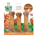 Nylabone NEB106P Healthy Edibles Bacon with Regular Chews 3-Pack