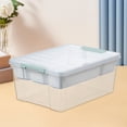 thumbnail image 4 of Toy Storage Containers with Lids,Brick Shaped Kids Toy Organizer Box, Plastic Clear Stackable Toy Bin Chest for Building Block Dolls,Toys Storage Organizer Bins, Building Blocks Storage, 4 of 4