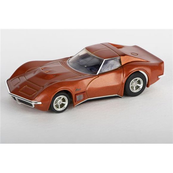 AFX Racing AFX22047 HO Scale 1971 Corvette 454 Orange Metalic Slot Car