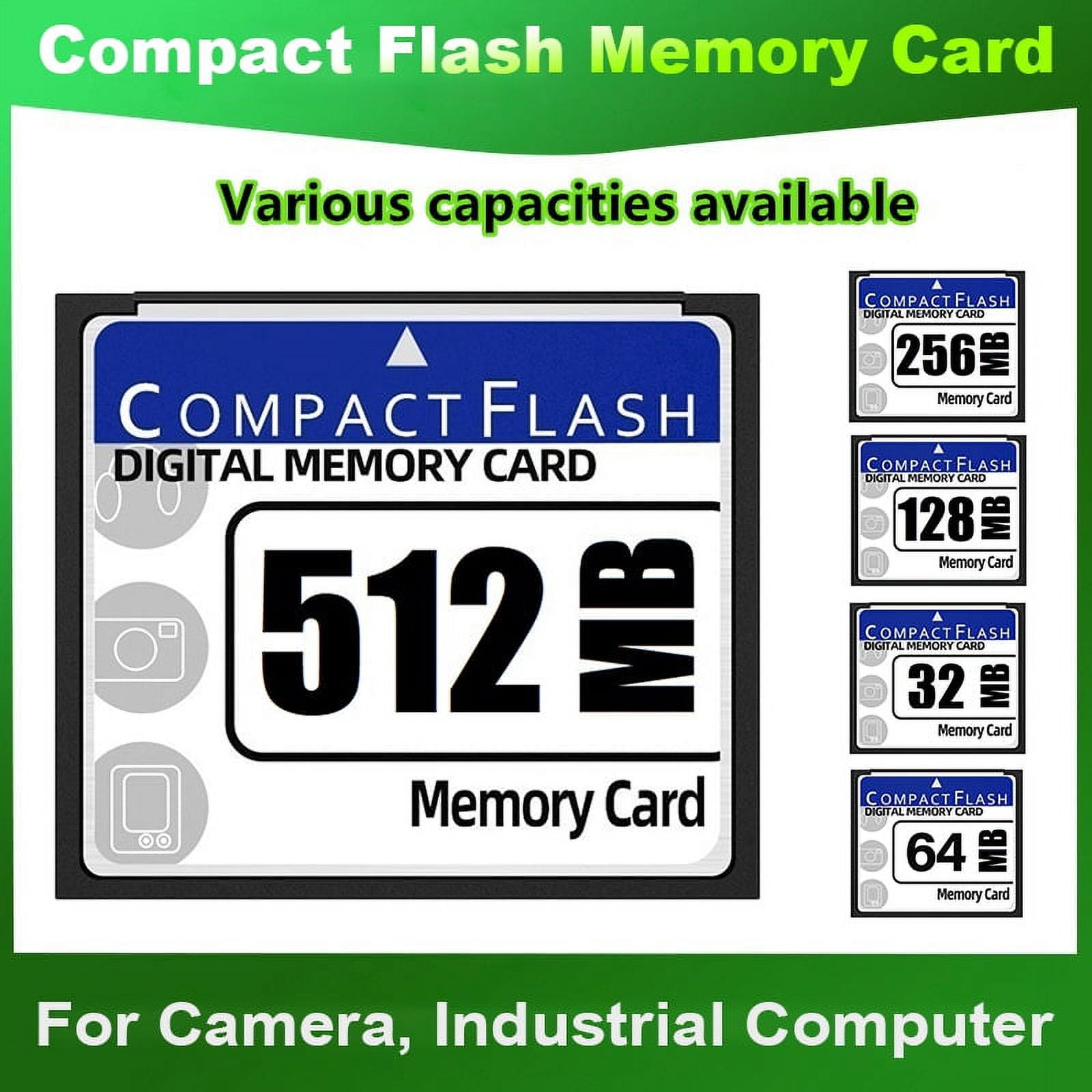 Carte Mémoire CompactFlash 512 Mo pour Appareil Photo, Machine Publicitaire, Carte d'Ordinateur Industriel