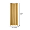 thumbnail image 3 of 63x52 Inch Blackout Window Curtains, Luxury Bedroom Drapes with Complete Light Blocking and Noise Reduction, 3 of 9