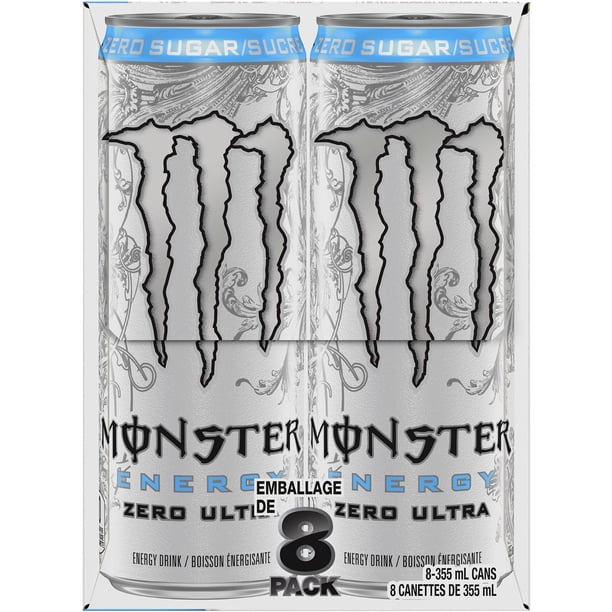 MONSTER ENERGY Ultra Zero, 355mL, 8 Pack - Walmart.ca