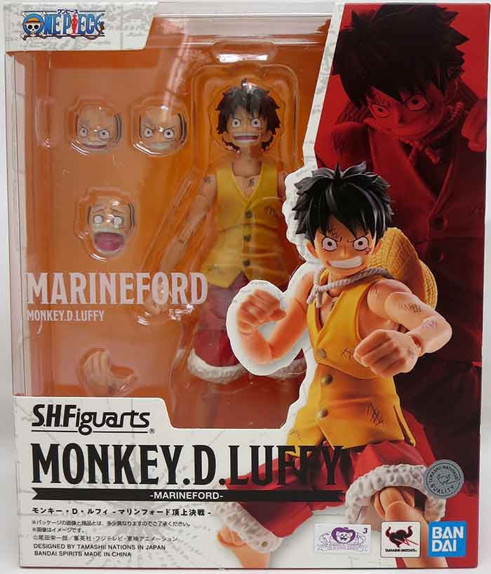 One Piece 6 Inch Action Figure S.H. Figuarts - Monkey D. Luffy Summit War of Marineford