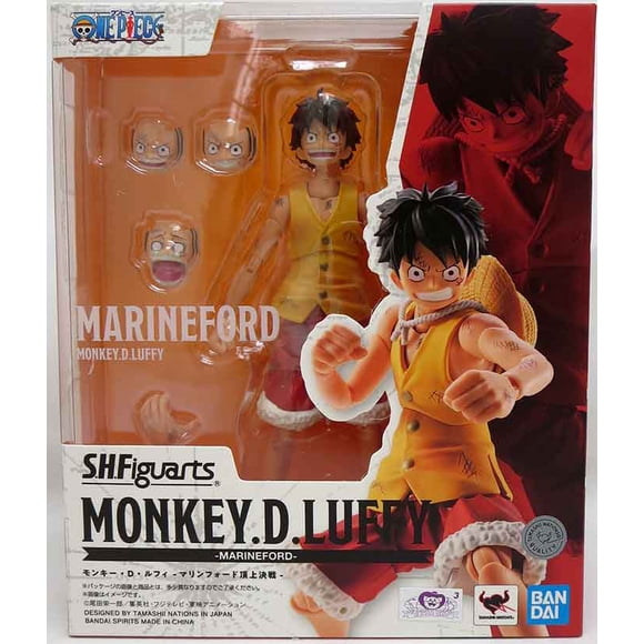 One Piece Figurine Articulée de 6 Pouces S.H. Figuarts - Monkey D. Luffy Summit War of Marineford