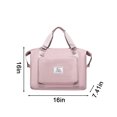 thumbnail image 2 of One Shoulder/Two Shoulder Multifunctional Travel Bag Expandable Gym Bags, Duffle Bags for Sports and Weekend Travel, Large Capacity Lightweight Overnight Bags, 2 of 6