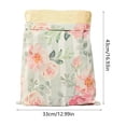 thumbnail image 3 of Amzcrzy Cloth Bread Bag Zipper Beeswax Bread Bag Reusable Food Storage Bag Double Layer Beeswax Wrap Bag with Buckle Fresh Keeping Bag for Bread Fruit Vegetables Snacks Home and Kitchen, 3 of 6