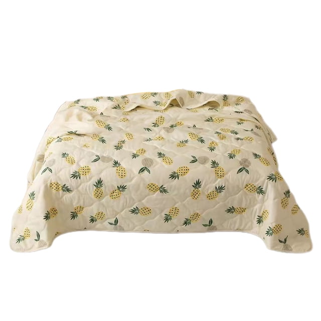 TopLLC Couverture, Couverture Jetée, Couverture d'Automne - Imprimée Simple Lavée Été Ventilée Couverture Thermique
