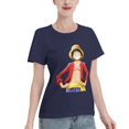 thumbnail image 2 of Women's Basic Short Sleeve T-Shirt One Piece Luffy, 2 of 6