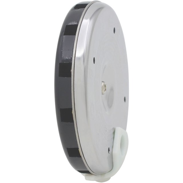 OULII Circular Pitch Tuner Note Selector Silver Iron for Musicians 1Pcs