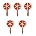 thumbnail image 4 of facefd 1/2/3/5 Dido 5pcs Storage Hooks Lemon Shape Wall Hangers Waterproof Sticky for Kitchen Bathroom Pink 5PCS, 4 of 6