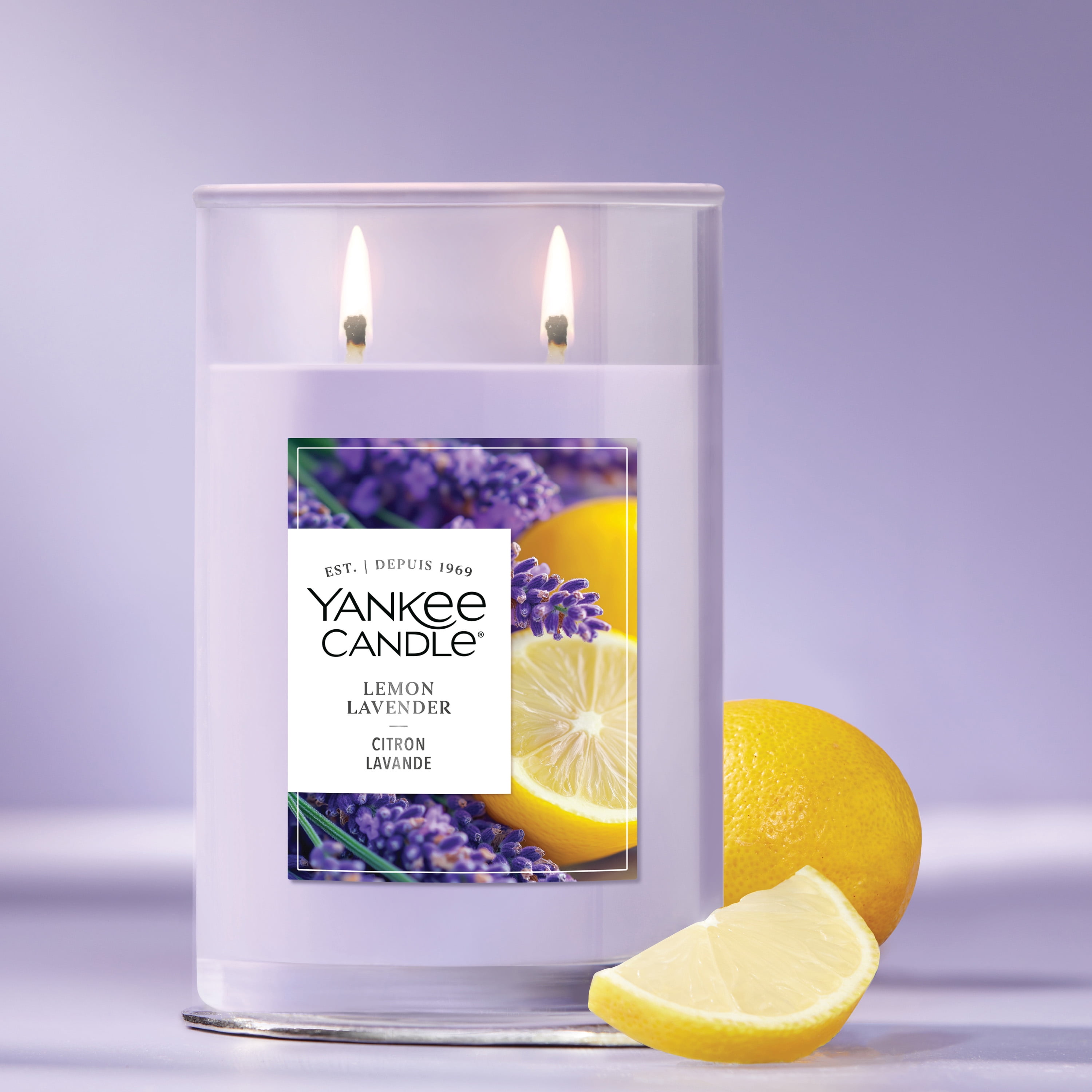 Bougie parfumée Yankee Candle Signature, bougie en pot format grand